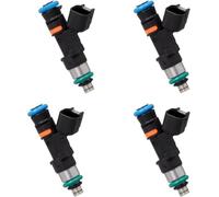 Gasoline Injector for VW for Acura for RSX 1.8T Turbo Engine 0280158117 0280158298 4PCS Fuel Injector 6 Holes 550cc EV14 Car Fuel Injector Nozzle(1PC)