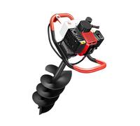 Gasoline Powered Earth Auger with Drill Bits - Ideal for Fence Posts and Gardening Projects