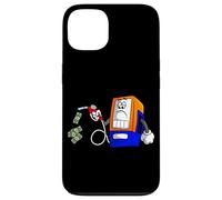 Gasoline Sad Gas Pump Emitting Money Gas Price Case for iPhone 13