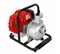 Gasoline Water Pump 1.7HP 43cc 2-Stroke Petrol Engine Dirty Water Pump 1 Inch Garden Pump 8000 L/h for Lawn Irrigation, Swimming Pool Cleaning