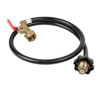 GASPRO 1lb Propane Tank Refill Adapter Kit | Universal 3ft Hose with Safety Shutoff Valve | Easily Fill 1lb Bottles from 20lb Tank