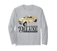 Gasser Hot Rod 1940 Willys Business Coupe Deluxe Model Long Sleeve T-Shirt