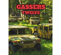 GASSERS TWELVE: A colouring book featuring army trucks, utes, jeeps, and Humvees.