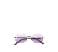 Gast Moonstone geometric-frame sunglasses - Silver One Size