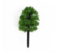 Gastagrav Artificial Plastic Model Trees in Green for 1:100 Scale OO Gauge Railroad Scenery Layout, Heights Ranging 3.5cm to 13cm for Architecture Landscape(5CM)