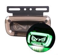Gastagrav High Brightness LED Truck Side Light for Devil Eye Marker Lamp | Waterproof IP68 12V-24V Fit for Car Trailer Lorry Van Red Yellow Blue Green White(green)