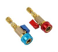 Gastagrav R134A Air Conditioner Valve Core Installer Remover, High Low Pressure Coupler Tool for Vehicle and Home HVAC Repair, 45Bar Manual for Service Kit(2pcs)