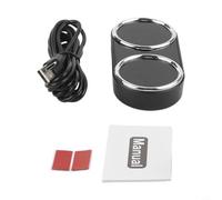 Gastagrav Vehicle Head Up Display With GPS Speedometer, Digital Clock, Overspeed Alarm, KMH And for MPH Unit Conversion, Fits Most Car Dashboards