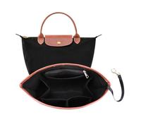 Gastinsave Handbag Purse Bag Organizer Insert Compatible with Longchamp Le Pliage Large Tote Insert Felt