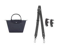 Gastinsave Purse Straps Replacement, Leather Handbag Crossbody Shoulder Strap Adjustable for S/M Longchamp Bag Women(Graphite Gray)