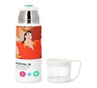 Gaston Beauty and the Beast Social Network Meeting Love 350ml Stainless Steel Thermos Flask with Built-In Cup