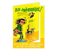 GASTON LAGAFFE GLCT6008 Happy Birthday Men Women with Envelope Illustrated Assorted