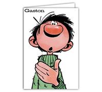Gaston Lagaffe Happy Birthday Card