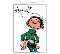 Gaston Lagaffe Happy Birthday Card