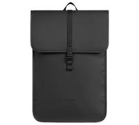 Gaston Luga Däsh 13”/14" Laptop Backpack, Waterproof Rucksack, Eco Friendly Travel Backpack, Lightweight, Travel Strap, Inner Zip Pocket - Black
