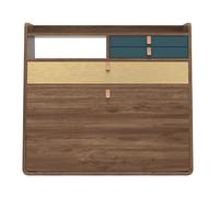 Gaston Wall Secretary 80 Hartô Walnut + Petrol Blue - 3700890912069