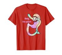 Gastric Bypass Obey The Pouch Bariatric Surgery T-Shirt, Men, Red, Large