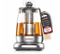 GASTROBACK #42440 Design Advanced Plus Automatic Tea Machine & Kettle (2 in 1), 24 Hour Ignition Timer, Stainless Steel Tea Filter, 1.5L Glass Container, 2000W