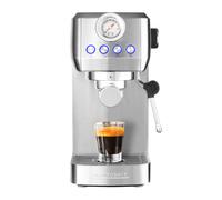GASTROBACK Design Espresso Piccolo Pro Coffee Machine, 15 Bar, Suitable for E.S.E Pads, Milk Frother Steam Wand, Silver - 62721