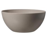 GASTROMAX Bowl 7 L BIO | Grey | Picnics, Camping, BBQ's, Poolside, Indoor/Outdoor Use | Heat Resistant | Food Approved and BPA Free | Dishwasher and Microwave Safe | L32 x W32 x H14 cm