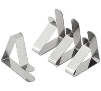 Gastromax Pack of 4 Tablecloth Clips - Stainless Steel