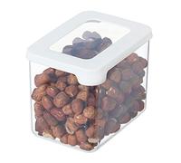 Gastromax Dry Food Keeper 0.8 Liter Transparent White Colour, One Size
