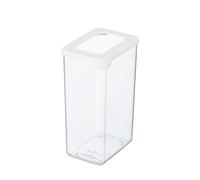 Gastromax Dry Food Keeper 1.6 Liter Transparent White Colour, One Size