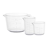 Gastromax Transparent Measure Bowl 3.0L With Measure Cups 0.3L & 0.5L