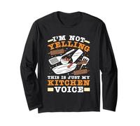 Gastronom I'm NOT Yelling This is JUST My Kitchen Cooks Long Sleeve T-Shirt