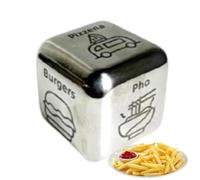 Gastronomy Dice Decider - Date Night What Dinner Decision Dice, Night Dice Couple Date Night Gift | Lui Son Rendez-Vous Idea Romantic Meal Dice Food Decdider for New Year Saint-Vale