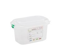 Gastronorm Food Storage Ingredient Containers - Perfect for restaurants, mass catering, events, meal prep, fridge organisation - Available in 23 Different Sizes (Air-Tight Gastronorm 1/9 1 Litre)
