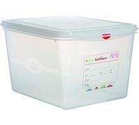 Gastronorm Food Storage Ingredient Containers - Perfect for restaurants, mass catering, events, meal prep, fridge organisation - Available in 23 Different Sizes (Air-Tight Gastronorm 1/2 12.5 Litre)