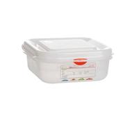 Gastronorm Food Storage Ingredient Containers - Perfect for restaurants, mass catering, events, meal prep, fridge organisation - Available in 23 Different Sizes (Air-Tight Gastronorm 1/6 1.1 Litres)