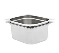 Gastronorm GN1/2 Stainless Steel Pan Set Silver 325x265x150mm 4pcs Stackable Pro