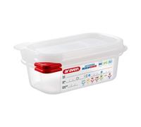 Gastronorm Pan 1/9 H. 6.5 cm With Plastic PP Lid Araven