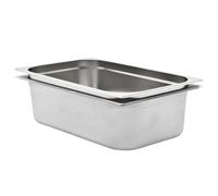Gastronorm Pan GN 1/1 Silver 530x325x150mm Stainless Steel 2pcs 21L StackableSet