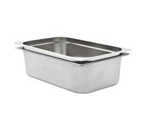 Gastronorm Pan GN 1/1 Silver 530x325x150mm Stainless Steel 2pcs 21L StackableSet
