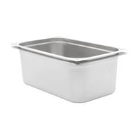 Gastronorm Pan Set GN 1/1 530x325x20mm Silver Stainless Steel Stackable 4-Pack