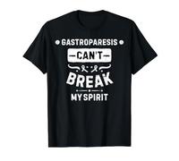 Gastroparesis Can't Break My Spirit Value Graphic T-Shirt, Men, Black, S