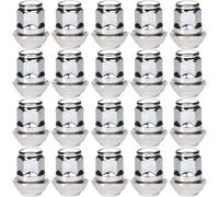 GAsupply 20pcs M12x1.5 Floating Washers Tapered Seat Alloy Wheel Nuts with 19 Hex, Compatible with Most Ford Focus Fiesta Fusion Escort Mondeo Kuga C-max, Closed End Lug Nuts