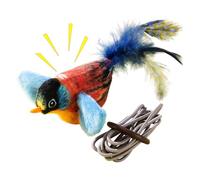 Gat Flying Bird Simulated Electric Twitch Toy Simulation Interactive Cat Toy,Portable Flapping Shooter, Interactive Wing Animal for Indoor Cats
