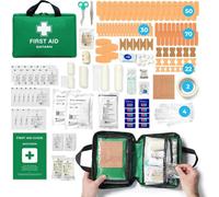 Gatarn First Aid Kit Bag 320Pcs Medical Emergency Travel, Home, Car, Taxi & Work