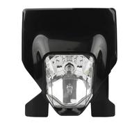 GATAVCTKPY For FC FE TC TE 125 300 300i 250 450 700 Headlamp Motorcycle Headlight Light Wick Halogen Lamp Accessories Pit Dirt Bike Motorcycle Headlight Headlamp(Black)
