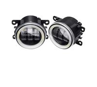 GATAVCTKPY For Mitsubishi For Outlander For Pajero L200 For Colt For Endeavor For Galant For Lancer Car LED Lens DRL Fog Driving Lamp H11 2 Angel Eye Light Fog Lights(Dual Color)