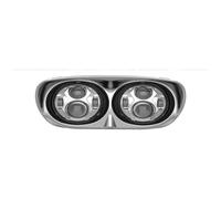 GATAVCTKPY For Road For Glide For FLTR 1998-2013 Motorcycle Headlight Assembly 5.75 Inch Lights Accessories Dual Motorcycle Headlight Headlamp(Chrome)