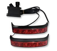 GATAVCTKPY Turning Indicators Signal Motorbike For H&arley For Touring 2014-2021 Motorcycle Lamp Saddle Bag Housing Tail Run Brake Turn Signal Light Flasher Lights(Light D)