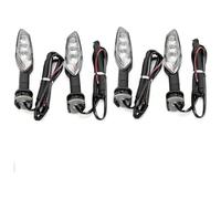 GATAVCTKPY Turning Indicators Signal Motorbike For Y&amaha XTZ700 For RALLY XT1200Z YZF R15 V2 YZF R1 YZF R25 Motorcycle Turn Signal Lights Indicators Run Lamps Flasher(4pcs Clear)