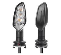 GATAVCTKPY Turning Indicators Signal Motorbike For Yam&aha YZF R1 R3 R6 R15 R25 R125 FJ09 XSR 125 155 700 900 Motorcycle Accessories Indicator Lamp Flasher Turn Signal(Clear a pair)