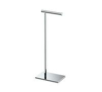 Gatco 1431C Modern Square Base Tissue Holder Stand, Chrome, 22.25-inch
