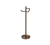 Gatco 1435BZ Freestanding Toilet Paper Holder Tissue, Bronze, 23.5 Inch